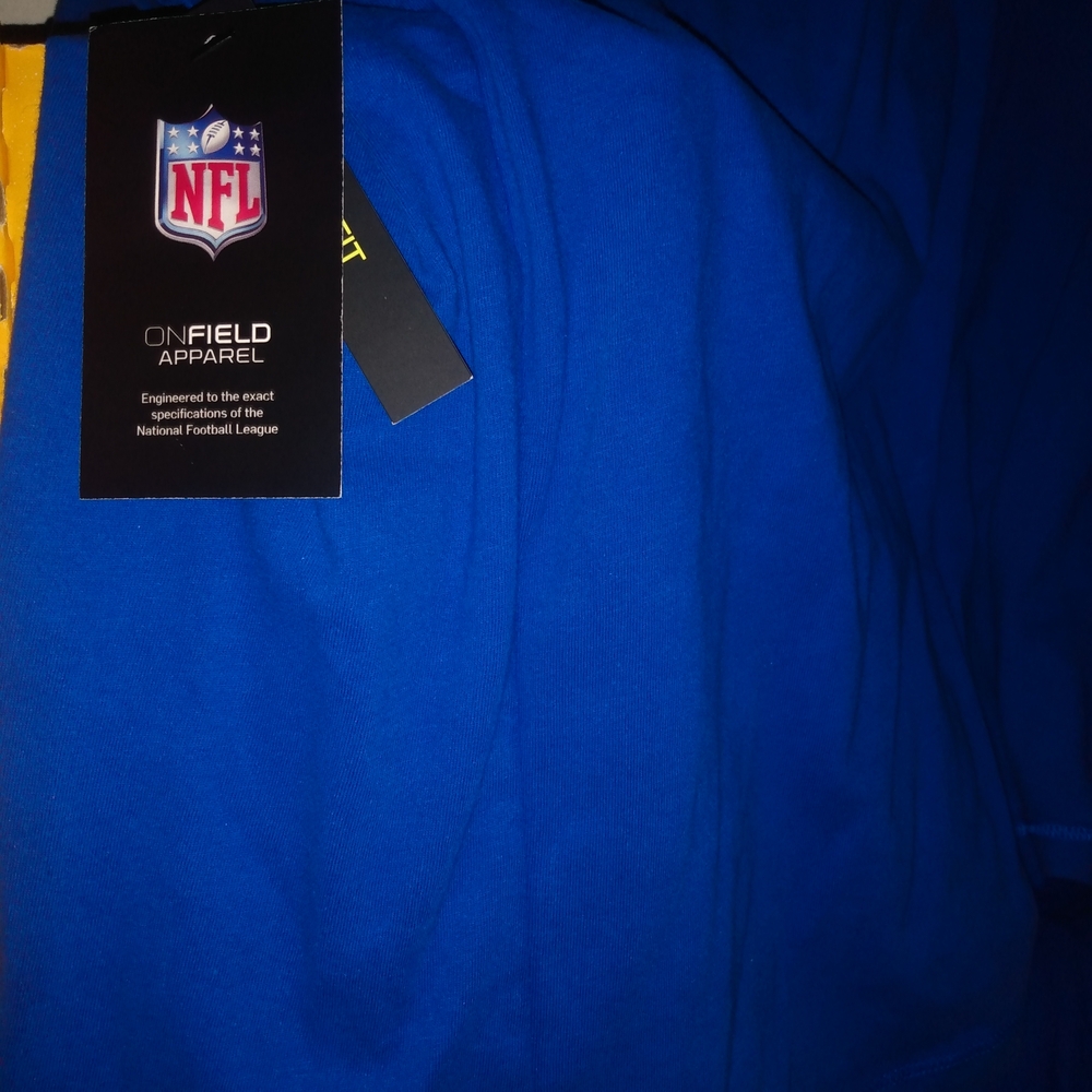 NFL On Field Apparel Royal Blue Tee